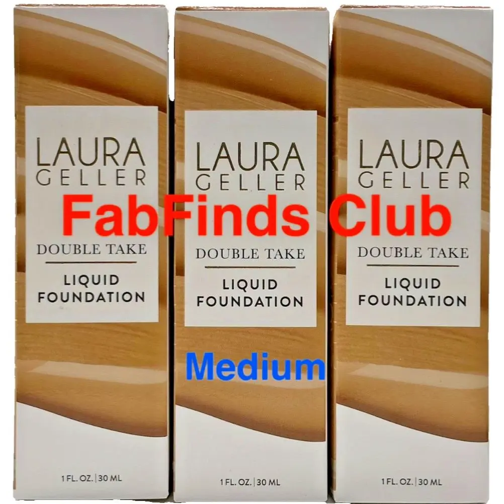 3x  Double Take Liquid Foundation in Medium by Laura Geller
