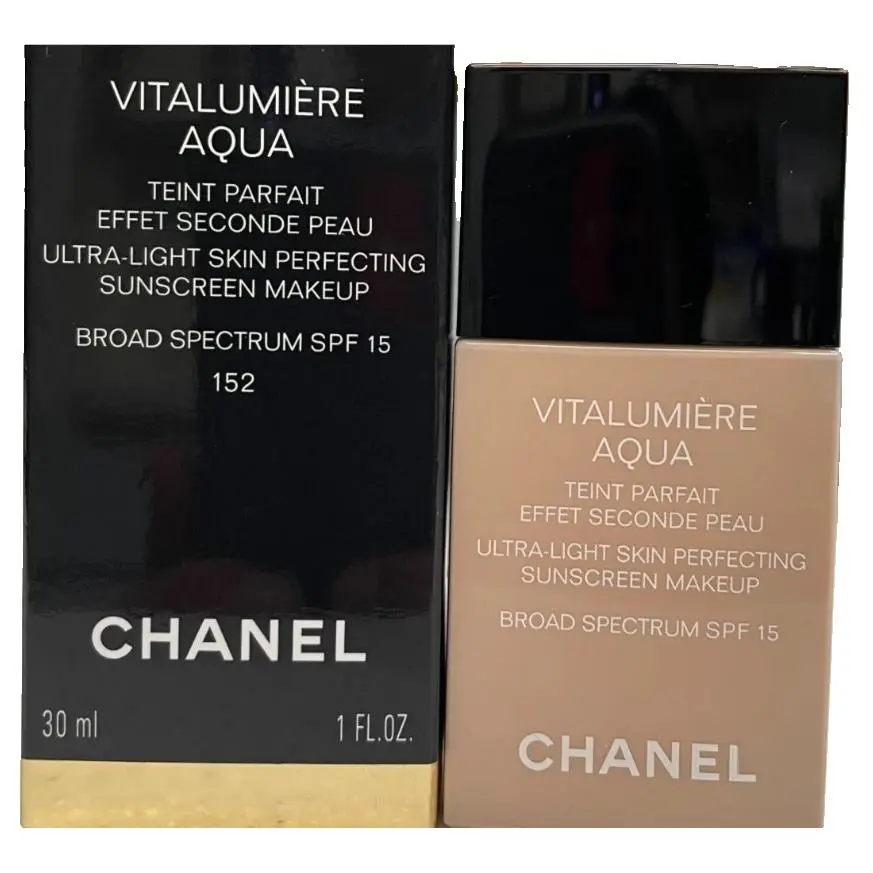 Chanel Vitalumiere Aqua Ultra Light Skin Perfecting Makeup 152 Chocolat