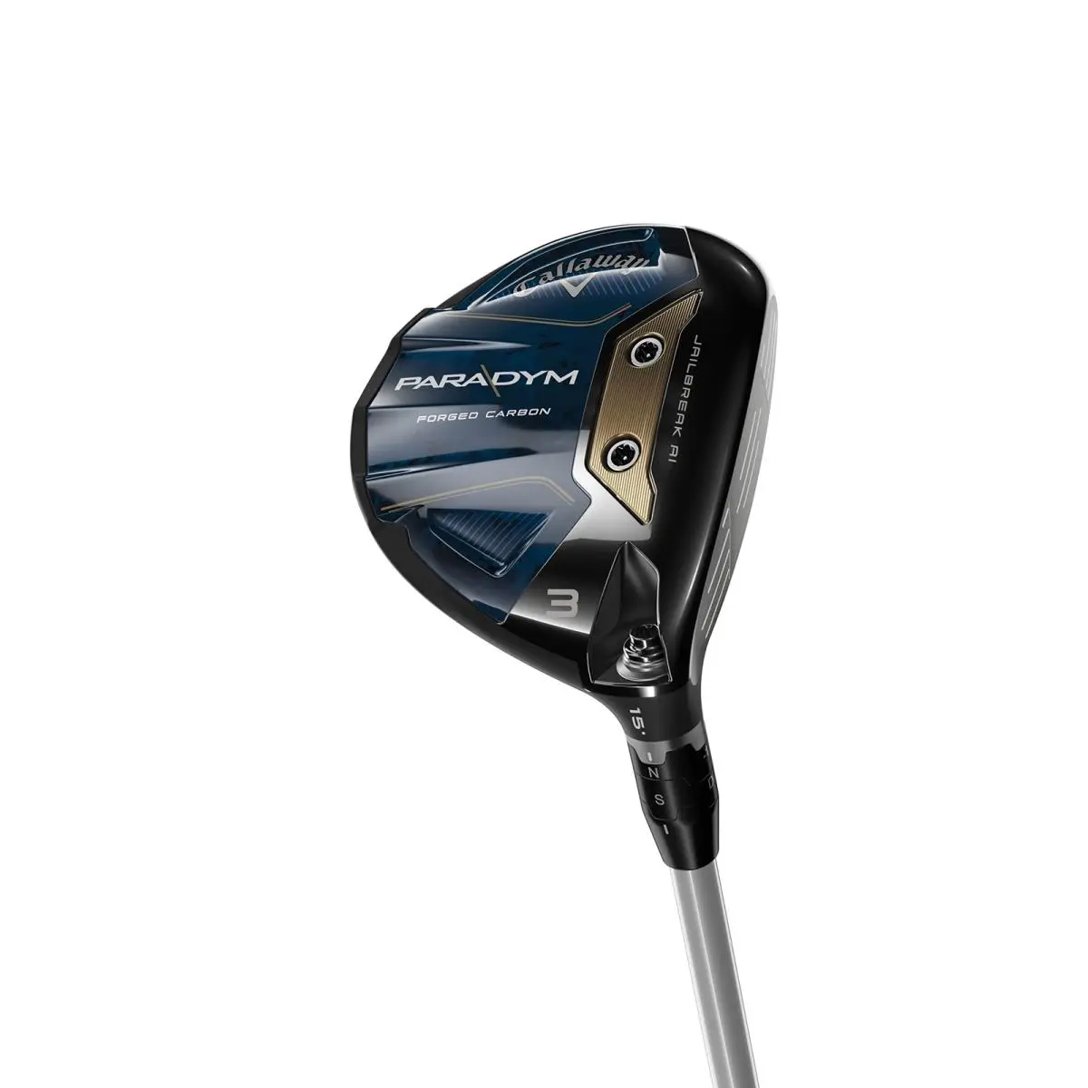 Callaway 2023 Paradym Fairway 3HL Wood Taille Unique Black Silver - black silver