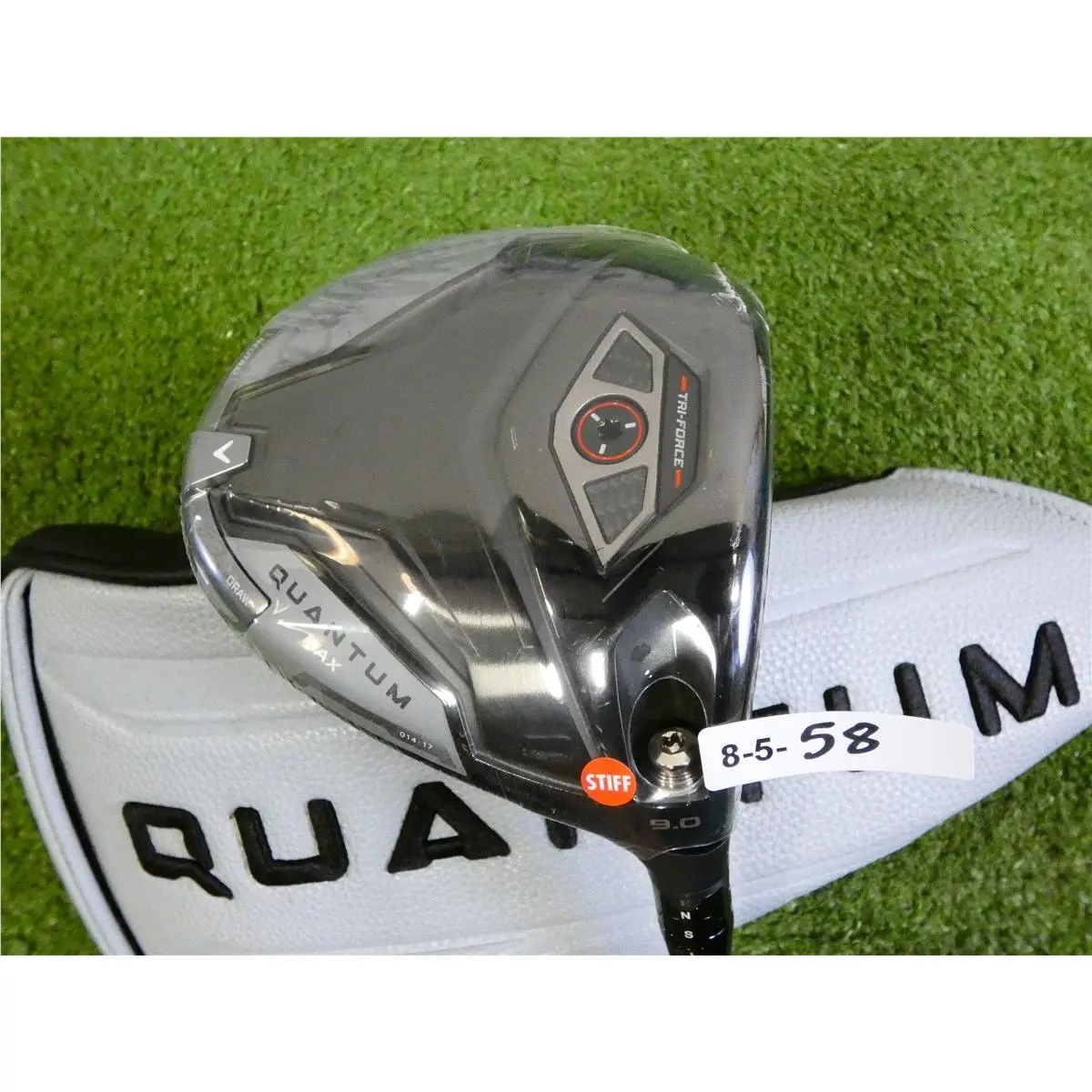 Callaway 2026 Quantum Max 9.0 Driver Denali Frost Silver 50g 6.0 Stiff w HC