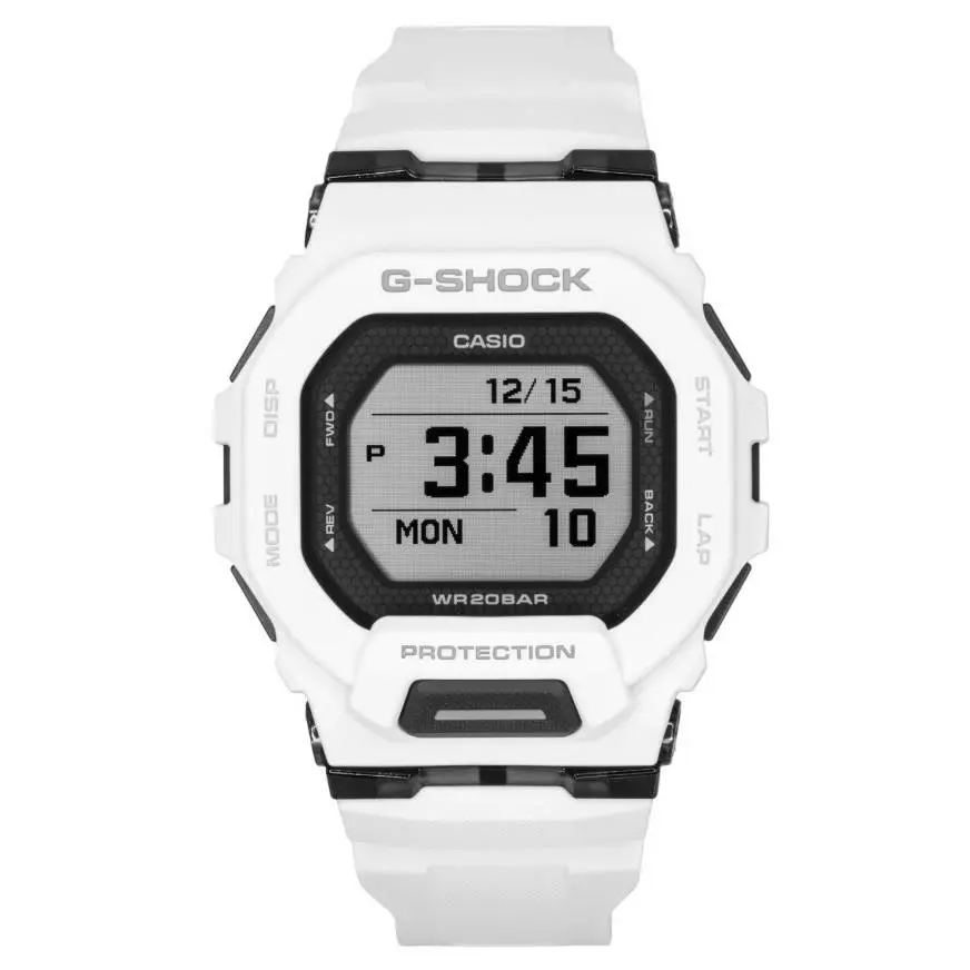 Casio G-shock Move Digital White Resin Watch GBD200-7 / GBD-200-7