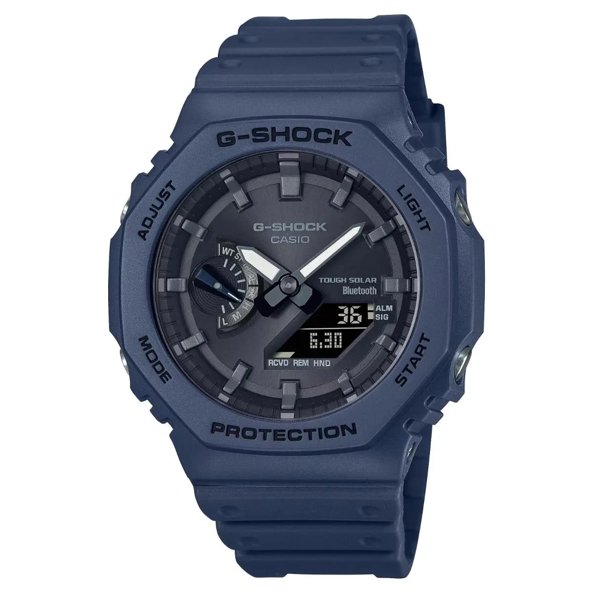 Casio Men G-shock Analog Digital Carbon Resin Bluetooth Solar GA-B2100-2AER