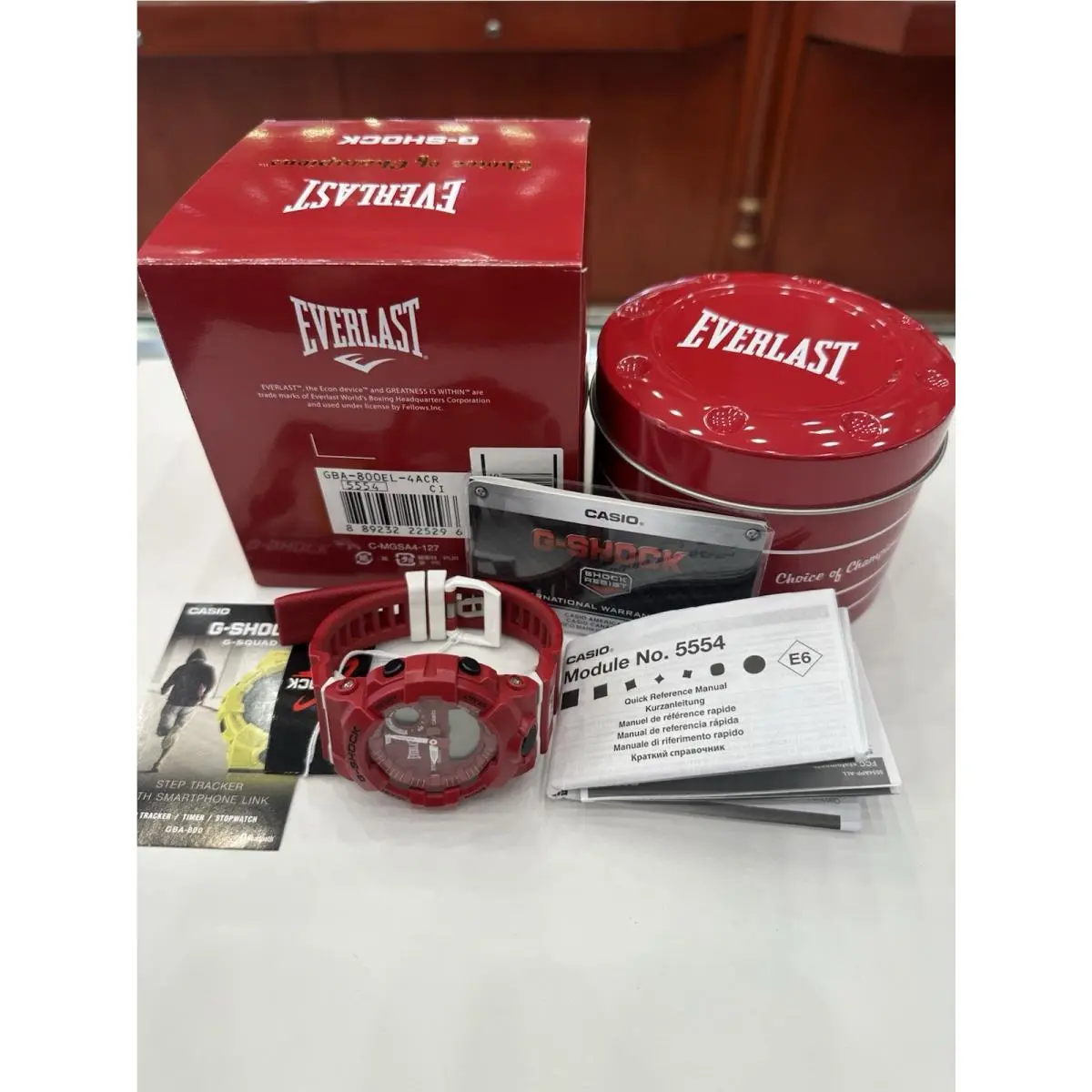 G Shock Watch GBA-800-4ACR Everlast Edition Super Rare by Casio