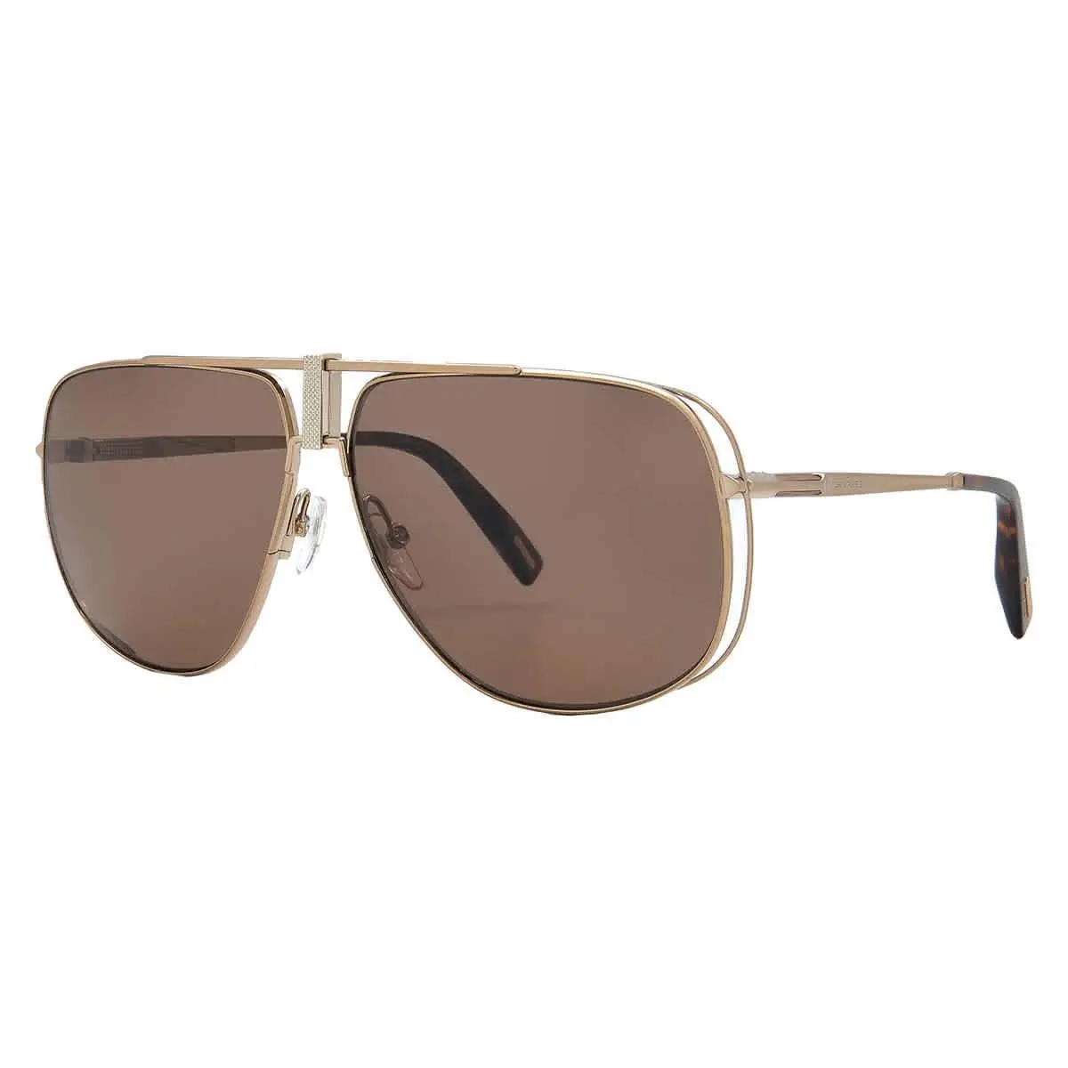 Polarized Brown Pilot Unisex Sunglasses SCHG91V 8FFP 65 SCHG91V 8FFP 65 by Chopard