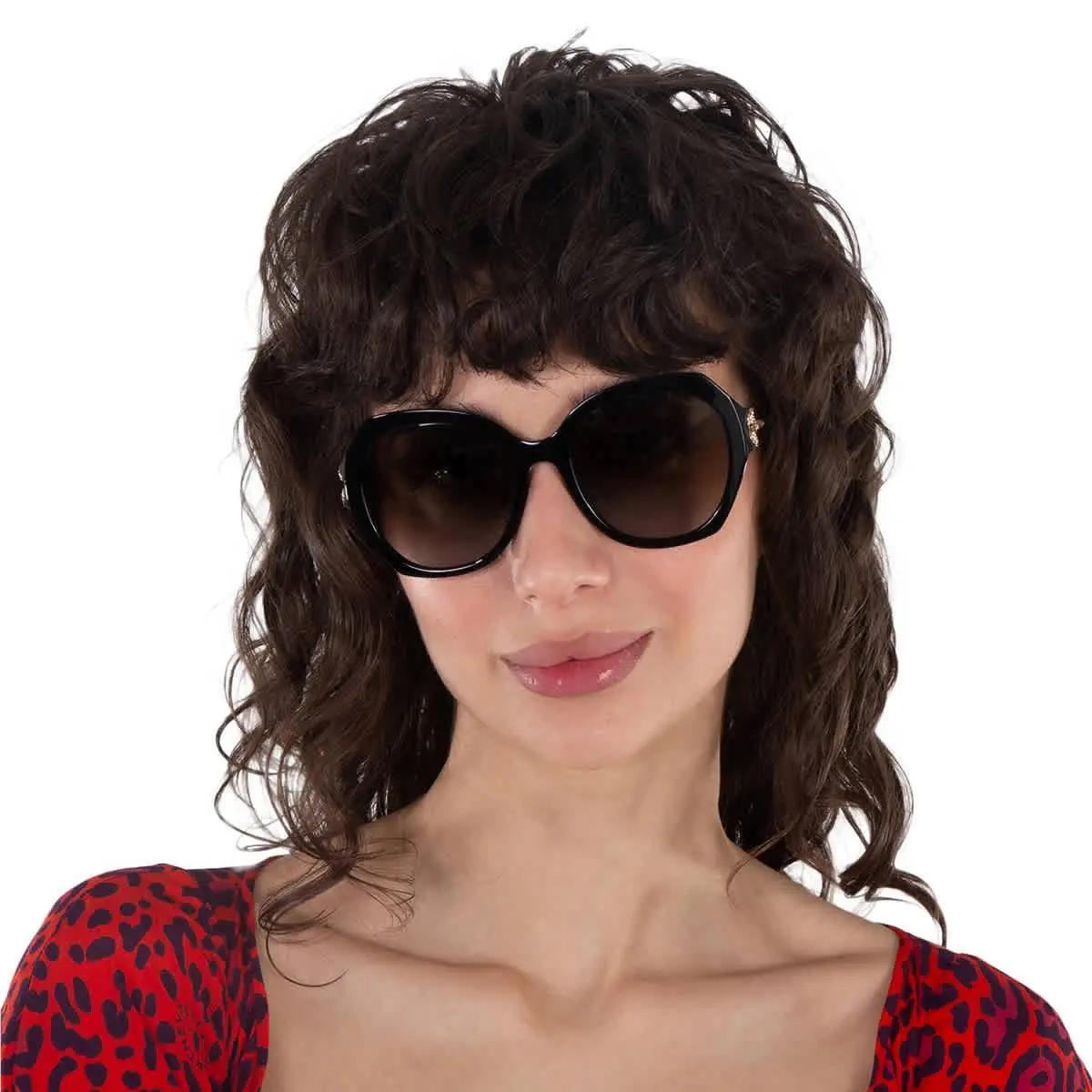 Grey Gradient Butterfly Ladies Sunglasses SCH354S 700K 54 SCH354S 700K by Chopard