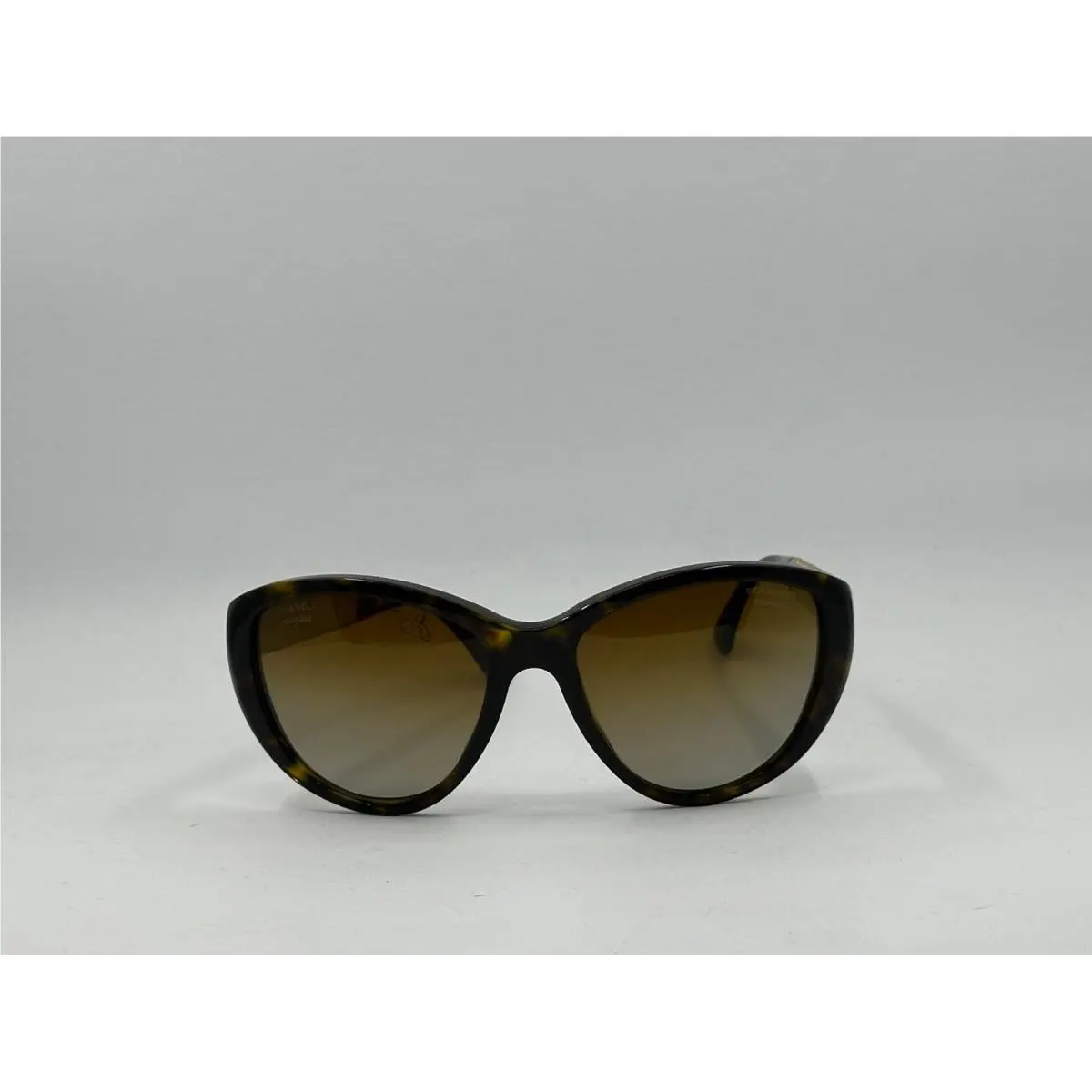 Chanel 5298-B Crystal Bijoux Tortoise Polarized Cat Eye Sunglasses
