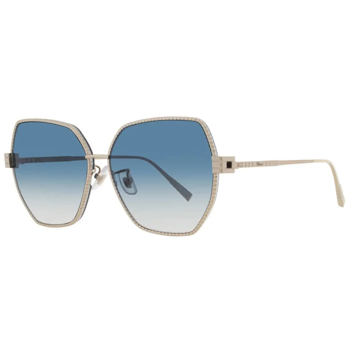 Chopard Blue Gradient Butterfly Ladies Sunglasses SCHL28M 08FE 59 SCHL28M 08FE
