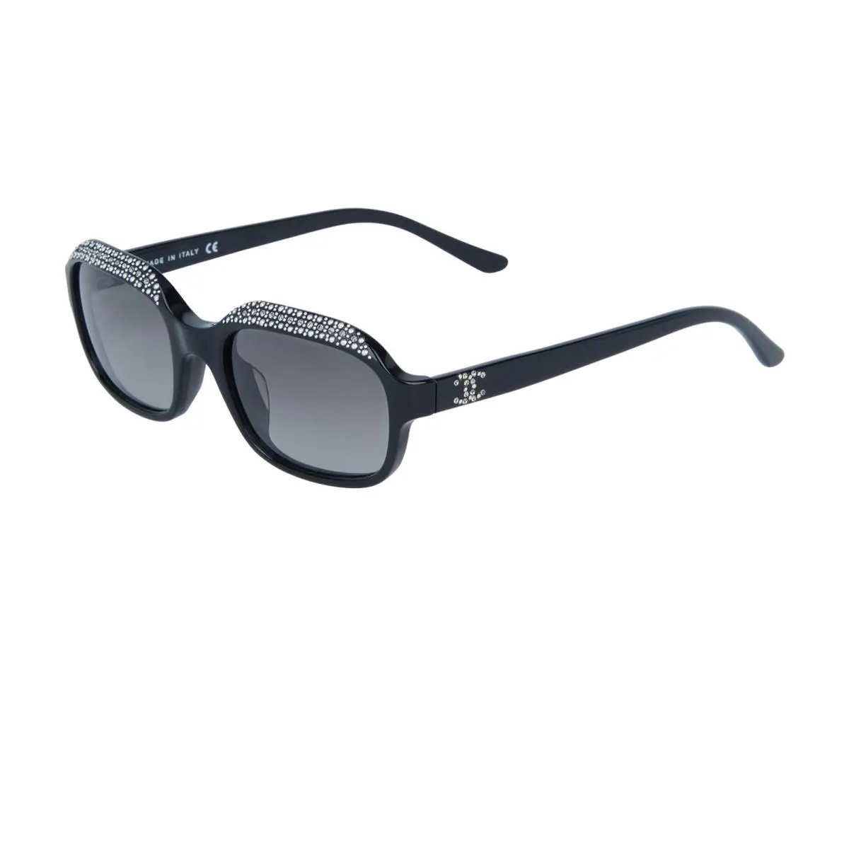 Vintage  Sunglasses CH5133B 501111 49mm Black-crystals/grey Gradient Lens by Chanel