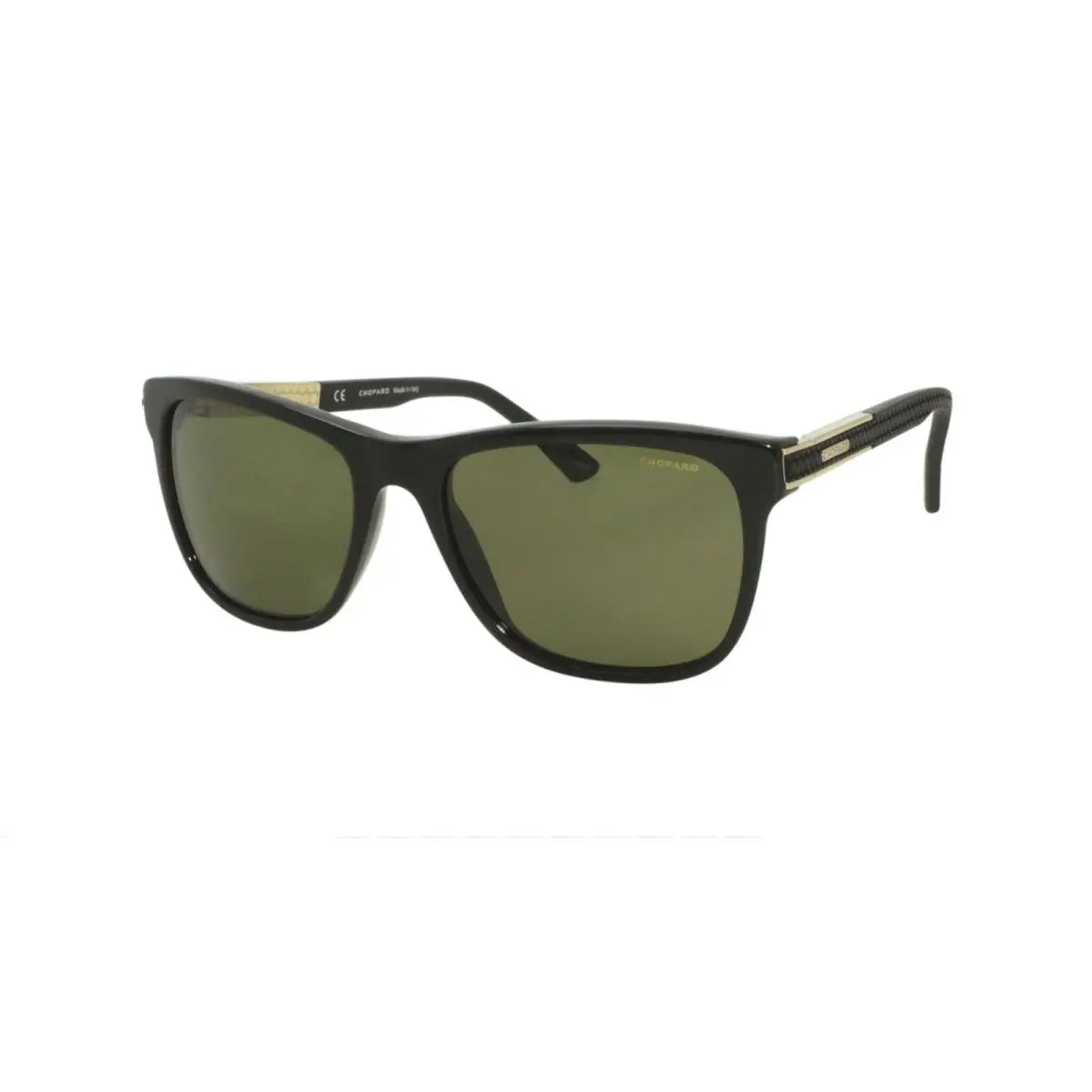 Mens Sunglasses SCH218 722P Shiny Dark Havana/amber Polarized Lens 54mm by Chopard