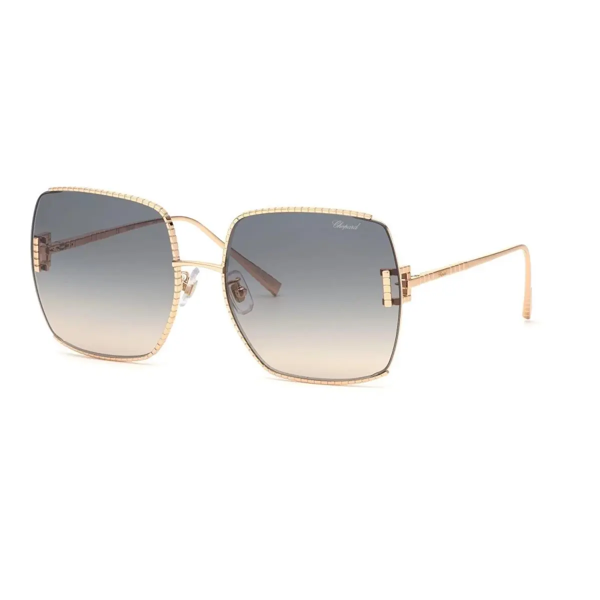 Chopard Sunglasses SCHG30M 0300 Gold Smoke Grey Woman Sunglasses
