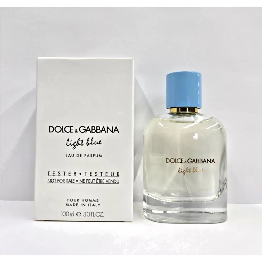 Light Blue Edp by Dolce Gabbana 3.3oz Edp For Men White Tst Box by Dolce & Gabbana