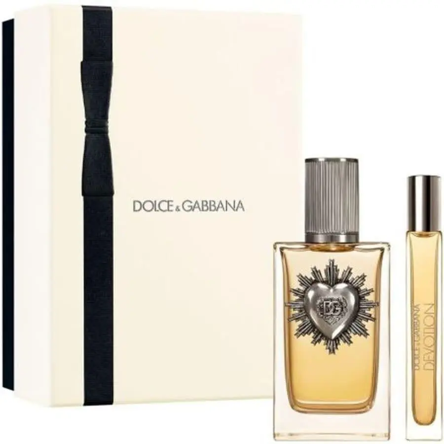 Dolce Gabbana Devotion 2 Pc Set 3.3 oz 0.33 oz Eau De Parfum Men Gift Travel by Dolce & Gabbana