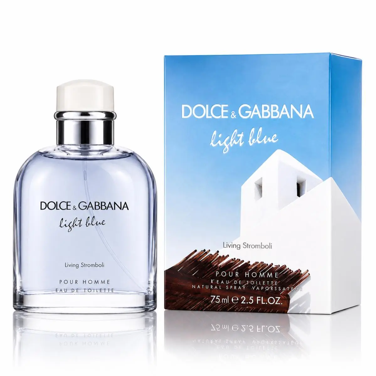 Light Blue Living Stromboli by Dolce Gabbana 2.5 oz 75 ml Eau De Toilette Spray by Dolce & Gabbana