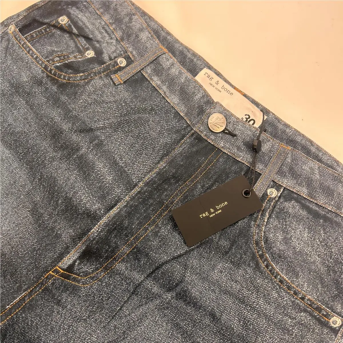 Rag Bone Women Stretch Miramar Wide Leg Mel Printed Jeans 30
