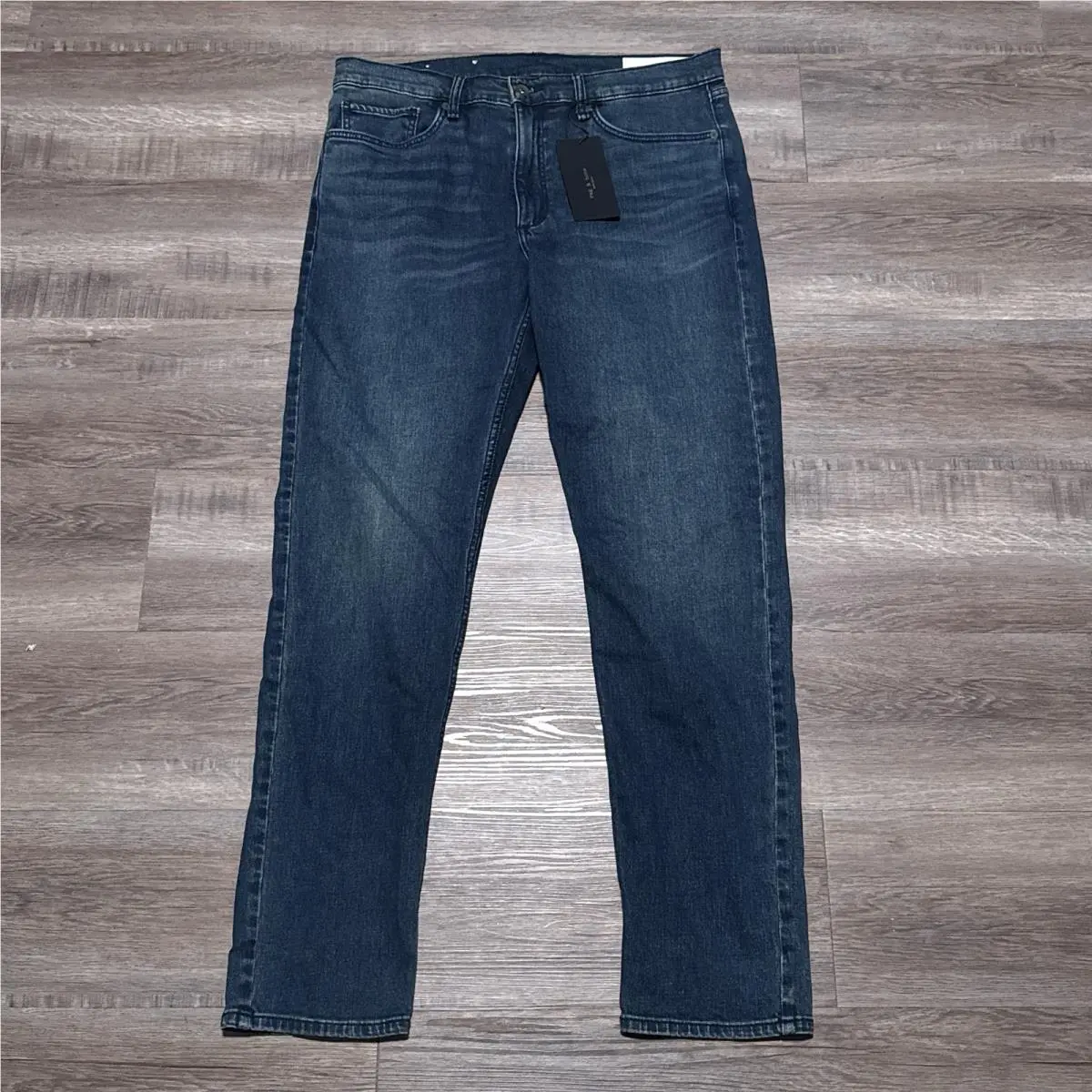 Rag Bone Quincy RB 2 Slim Fit Denim Blue Jeans Men`s Size 34x32