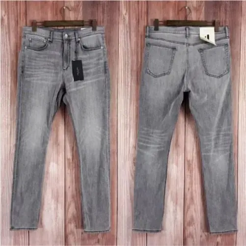Rag Bone Mens Size 34X32 Fit 1 Skinny Aero Stretch Jeans Greysail
