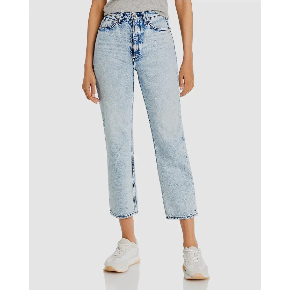 Rag Bone Women`s Blue High-waist Straight Jeans Pants Size 26 L51404