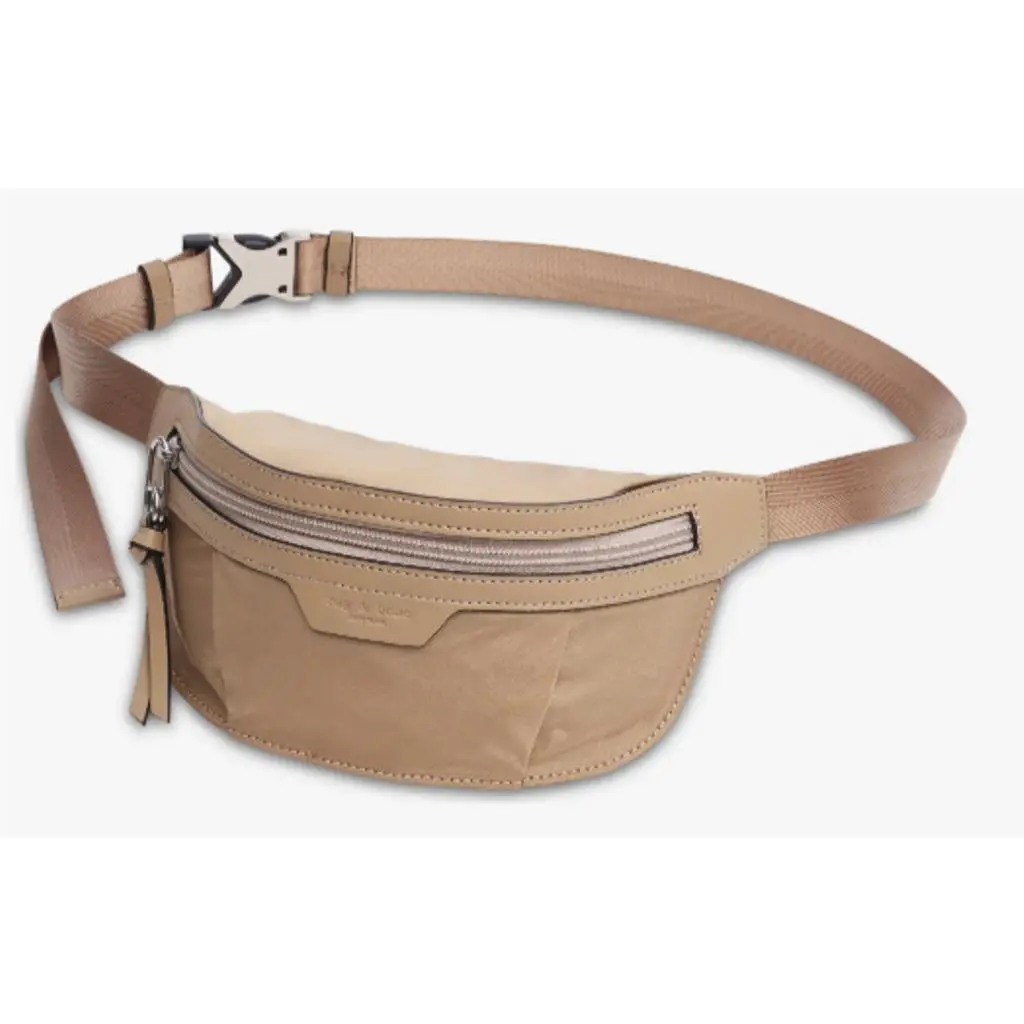 Rag Bone Mini Commuter Fanny Pack Light Sand Silver