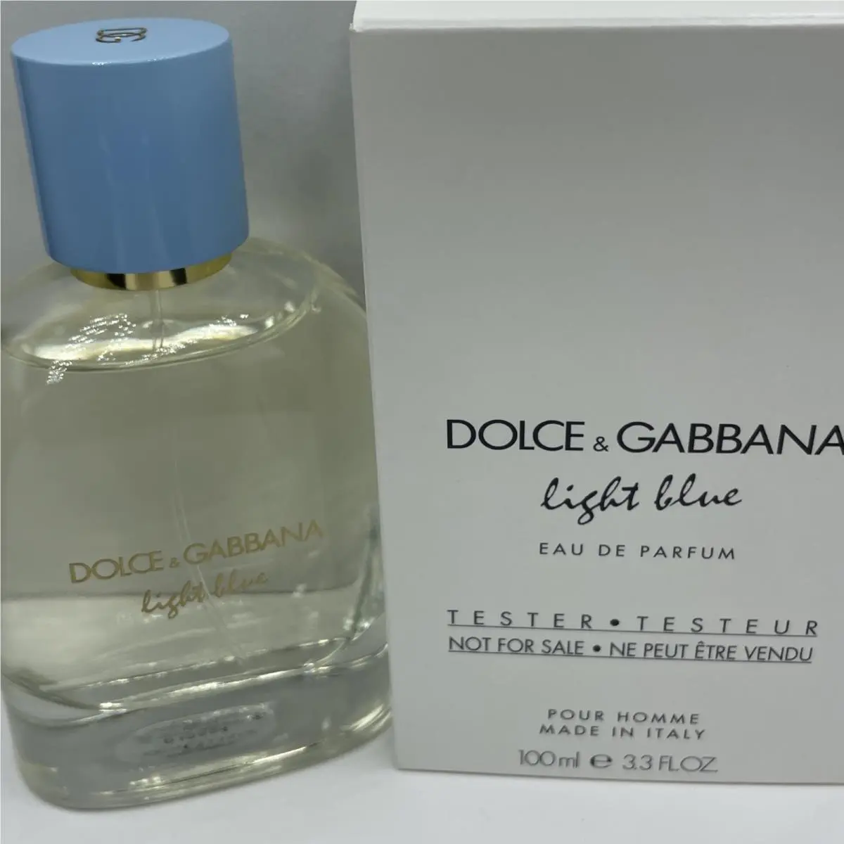 Dolce Gabbana Light Blue Pour Homme 3.3 oz Eau de Parfum Spray White Box by Dolce & Gabbana