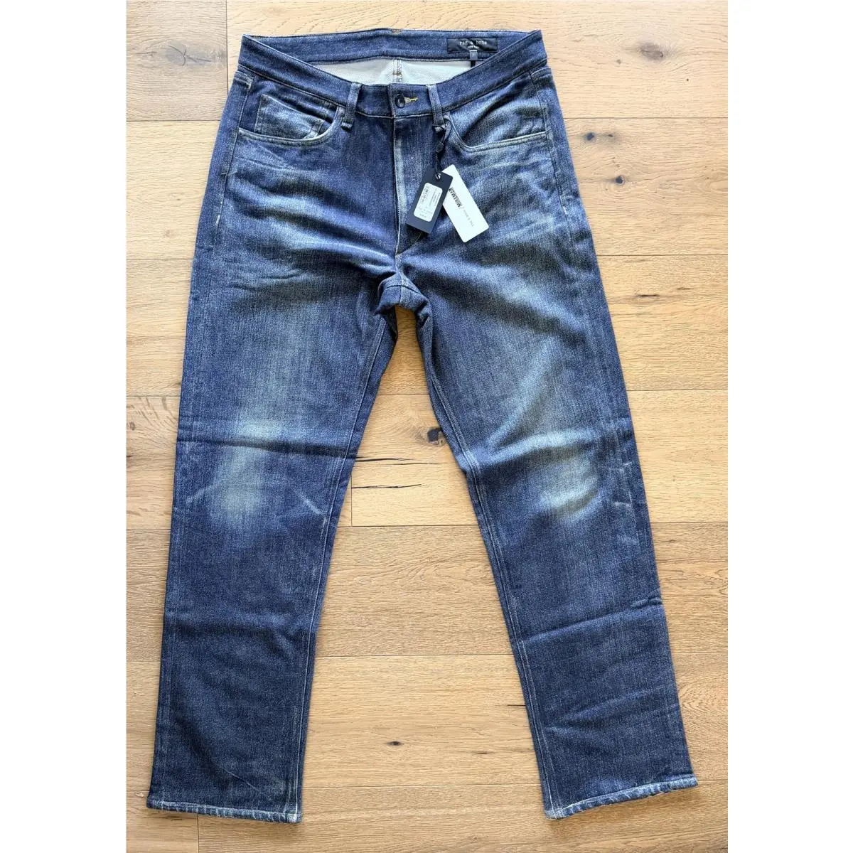 Rag Bone Fit 4 Empire Miramar Pant Sz 31 Terry Cotton Denim