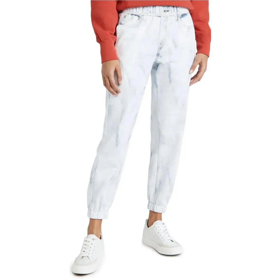 Rag Bone Miramar Sweatpants in Oasis Photo Printed Jean Pants M