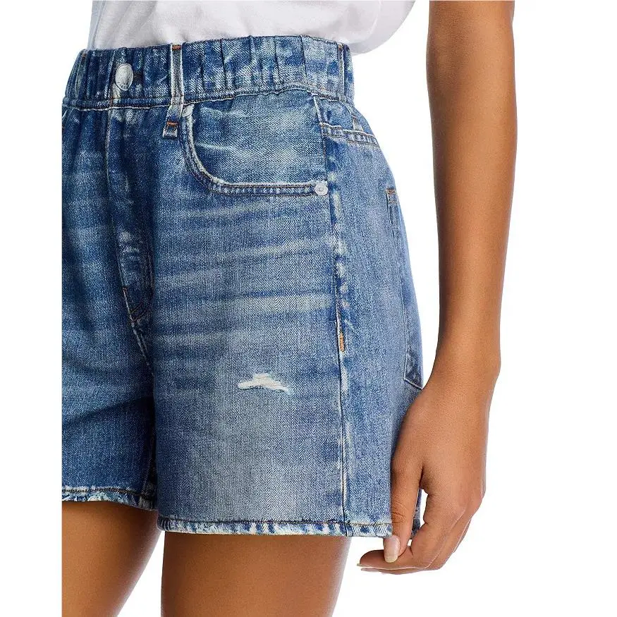 Rag Bone XS Miramar Terry Walking Short Brooke Wash Digital Print Shorts