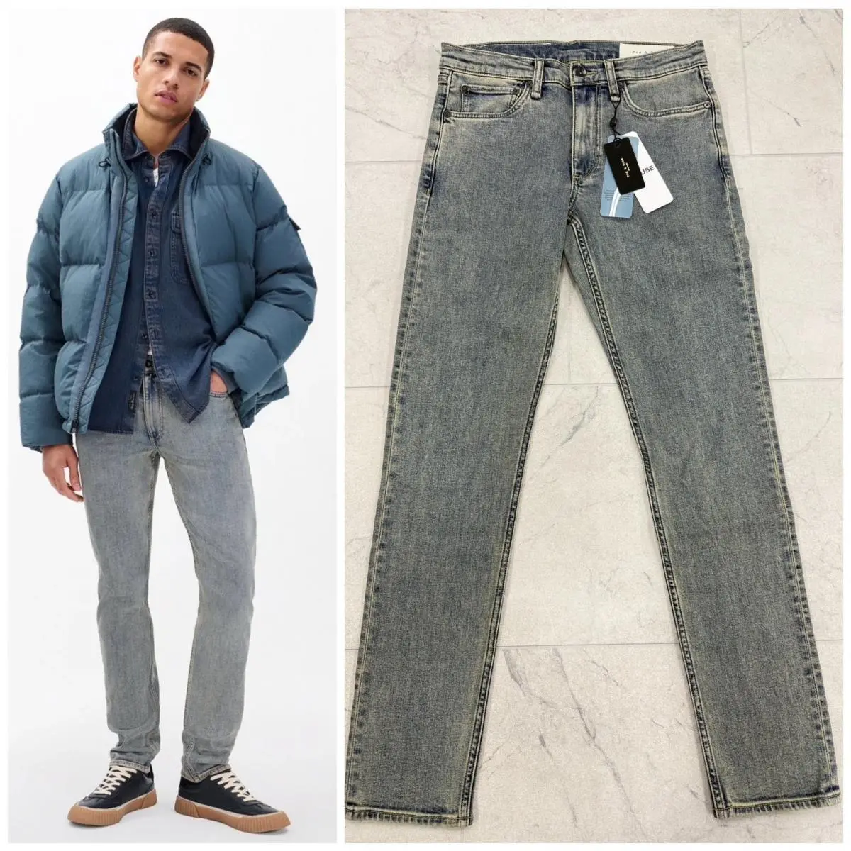 Rag Bone Fit 2 Stretch Infuse In Vintage Blue Size: 36x32