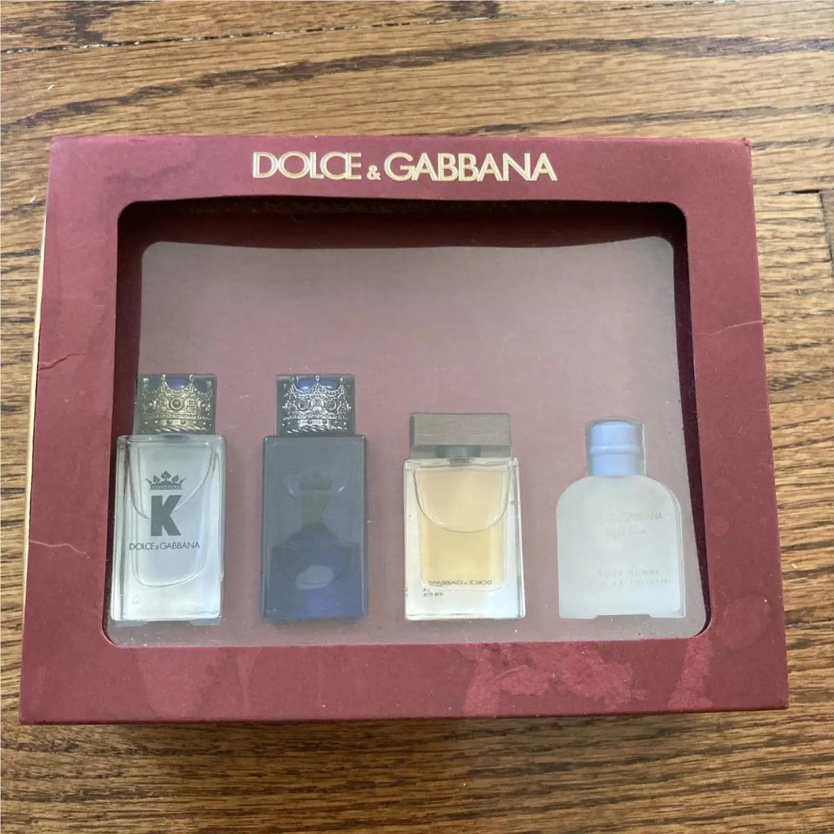 Dolce Gabbana Mini Cologne 4 Pc Gift Set For Men 2024 Holidays by Dolce & Gabbana