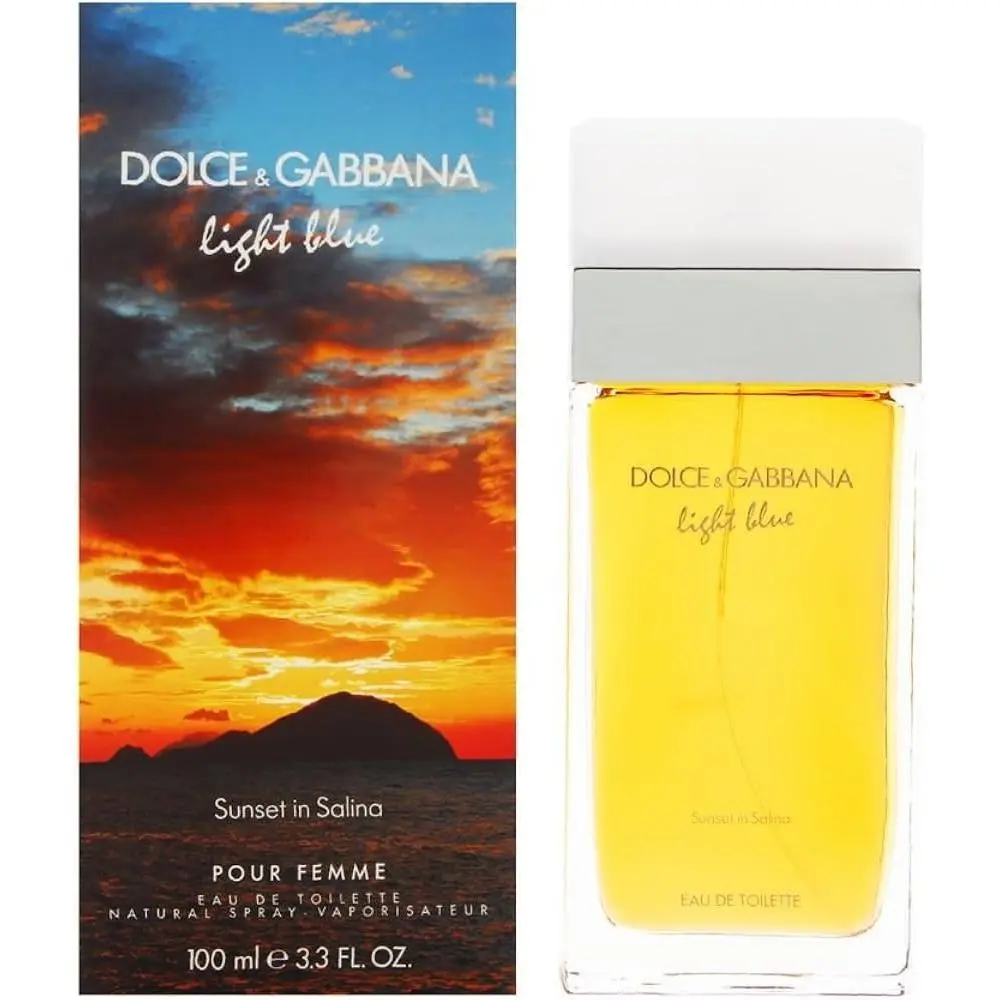 Women Dolce Gabbana Light Blue Sunset in Salina 3.3 oz - 100ml Edt Spray /nib by Dolce & Gabbana