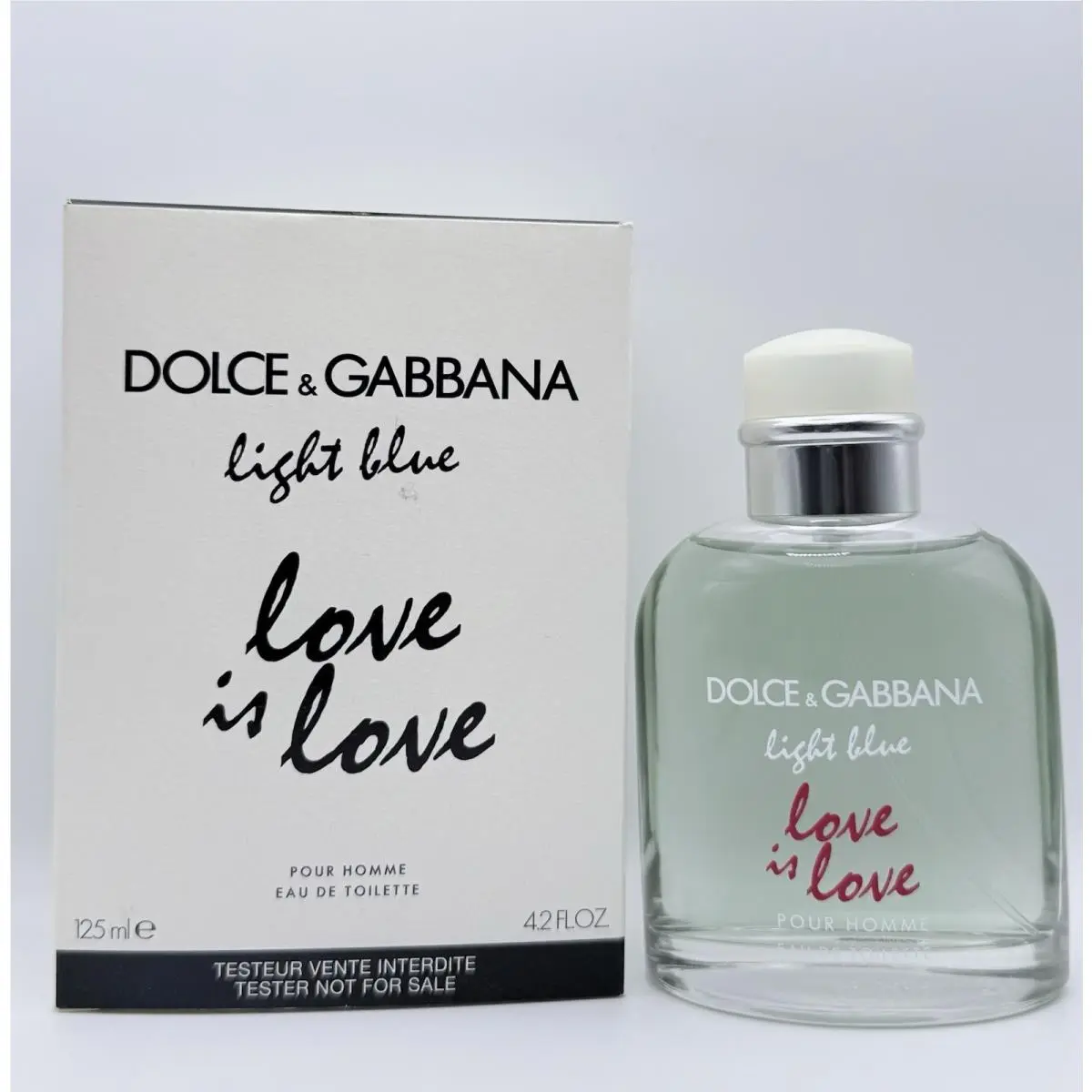 Dolce Gabbana Light Blue Love IS Love Pour Homme 4.2 Oz Edt Tstr by Dolce & Gabbana