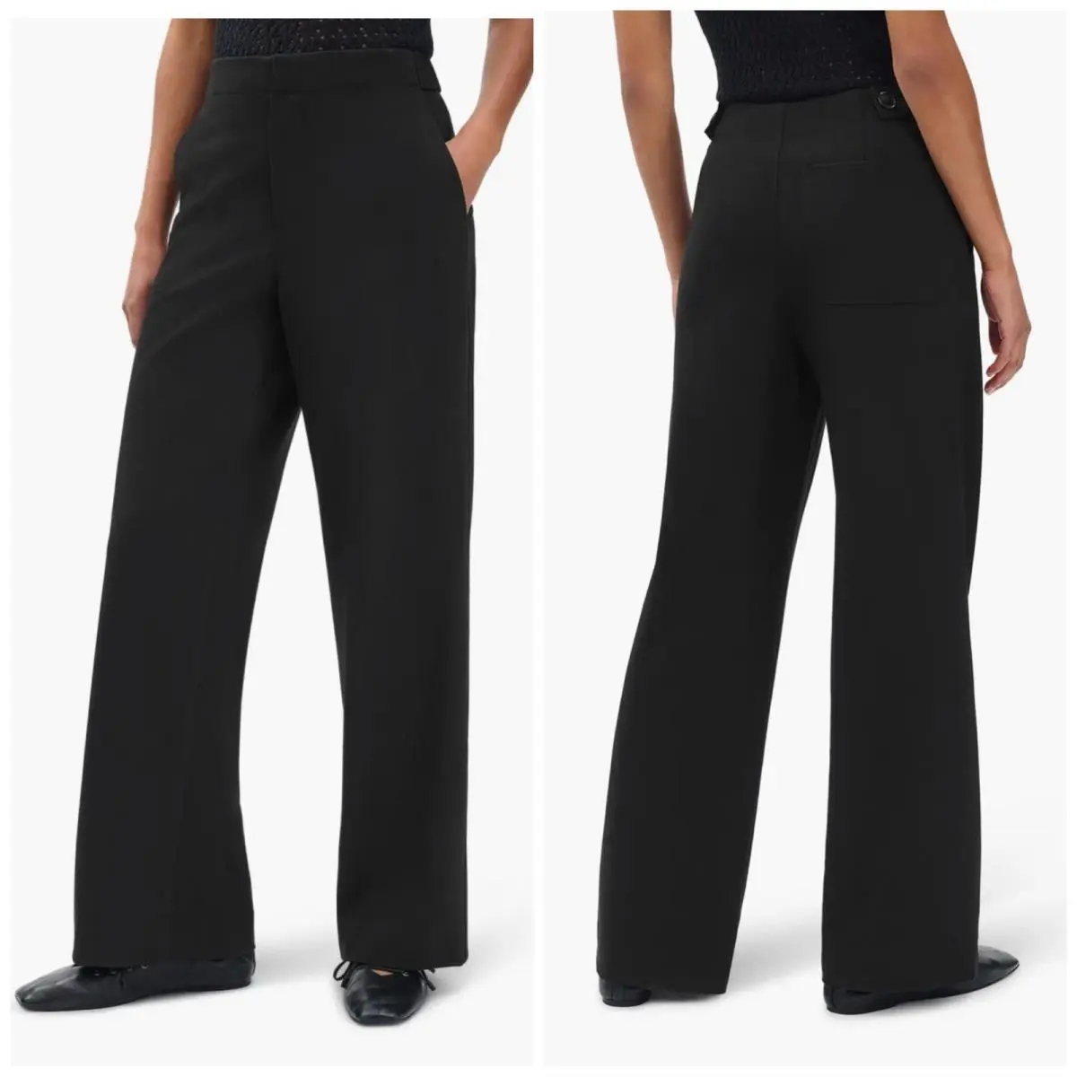 Rag Bone Irina Ponte Tailored Pants In Black Size: 2