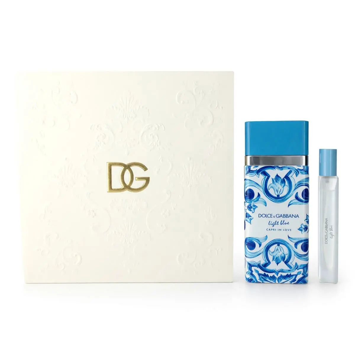 Light Blue Capri In Love by Dolce Gabbana 2 Piece Gift Set Women