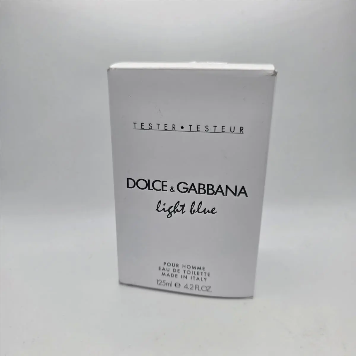 Dolce Gabbana Light Blue Pour Homme 4.2 oz Edt Spray Tester For Men by Dolce & Gabbana