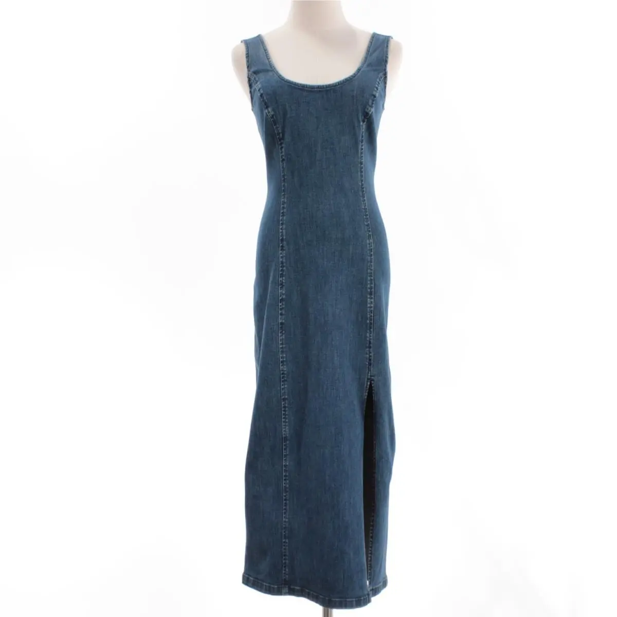 Rag Bone Denim Midi Dress w/ Slit Size 2 in Bryant Blue