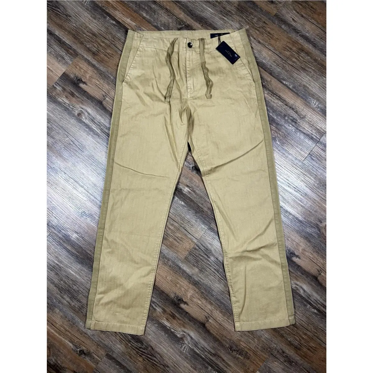 Rag Bone Brighton Cotton Linen Trouser Pant Rugged Brown 30x30