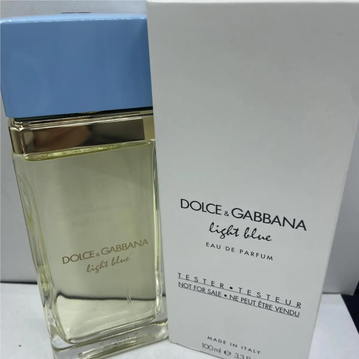 Light Blue Eau DE Parfum by Dolce Gabbana Women`s 3.3 oz Edp Spray Tester by Dolce & Gabbana