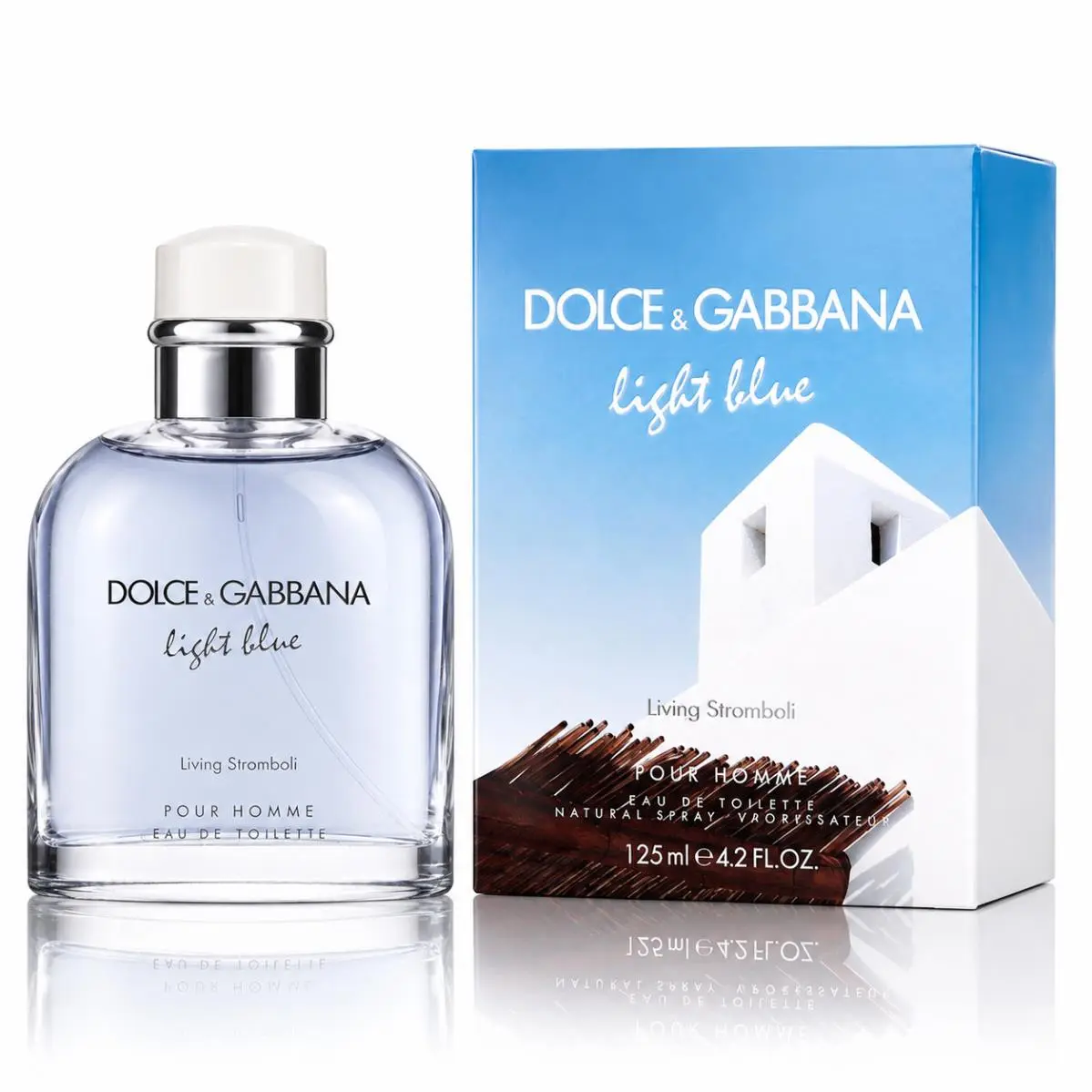 Light Blue Living Stromboli by Dolce Gabbana 4.2 oz 125 ml Eau De Toilette Spray by Dolce & Gabbana