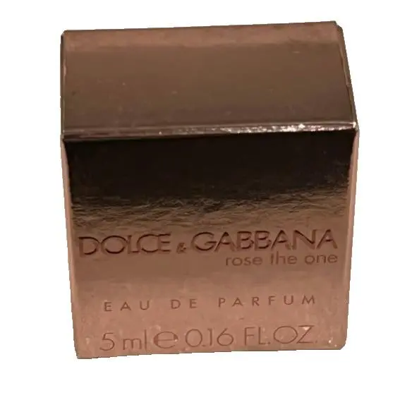 Dolce Gabbana Rose The One 0.17 Fl. Oz / 5 ml Eau DE Perfume Splash Mini Rare by Dolce & Gabbana