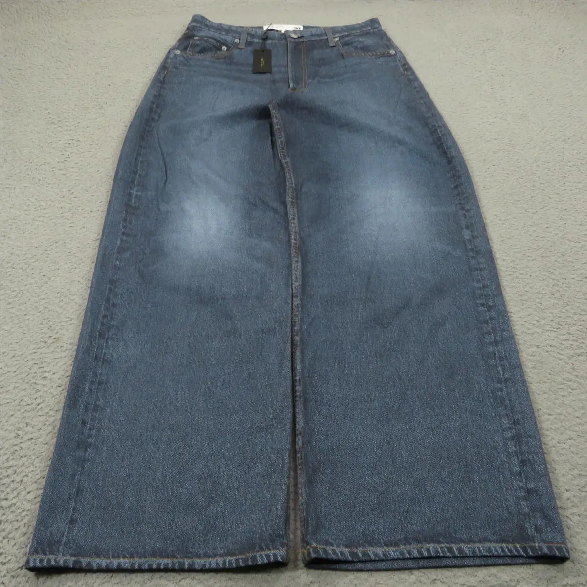 Rag and Bone Miramar Wide Leg Jeans Womens 30 Mel Wash Soft Indigo Lyocell Pants