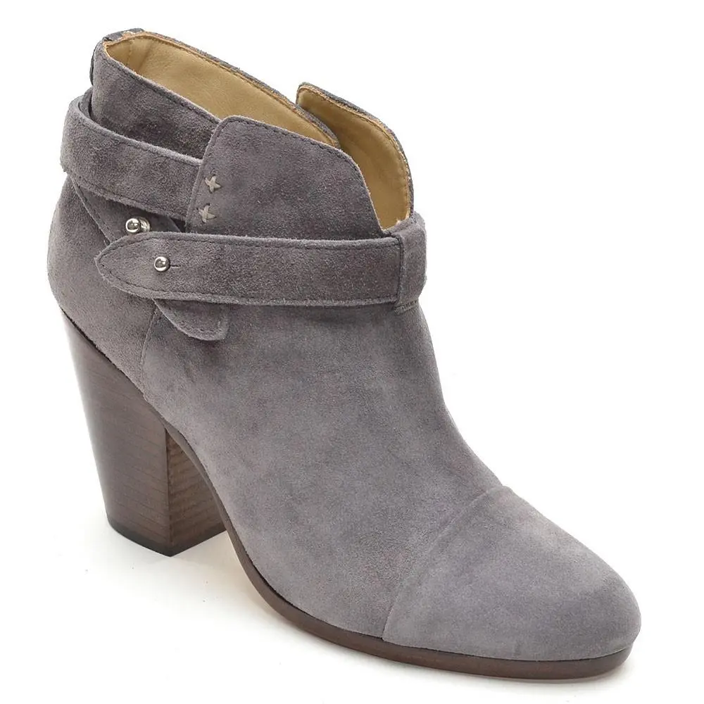 Rag Bone Harrow Booties Ladies Size 37 / 6.5 Granite Heel Boot