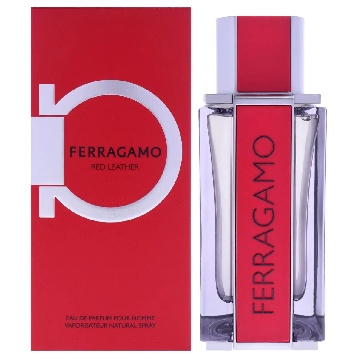 2 Pack Red Leather  For Men - 3.4 oz Edp Spray by Salvatore Ferragamo