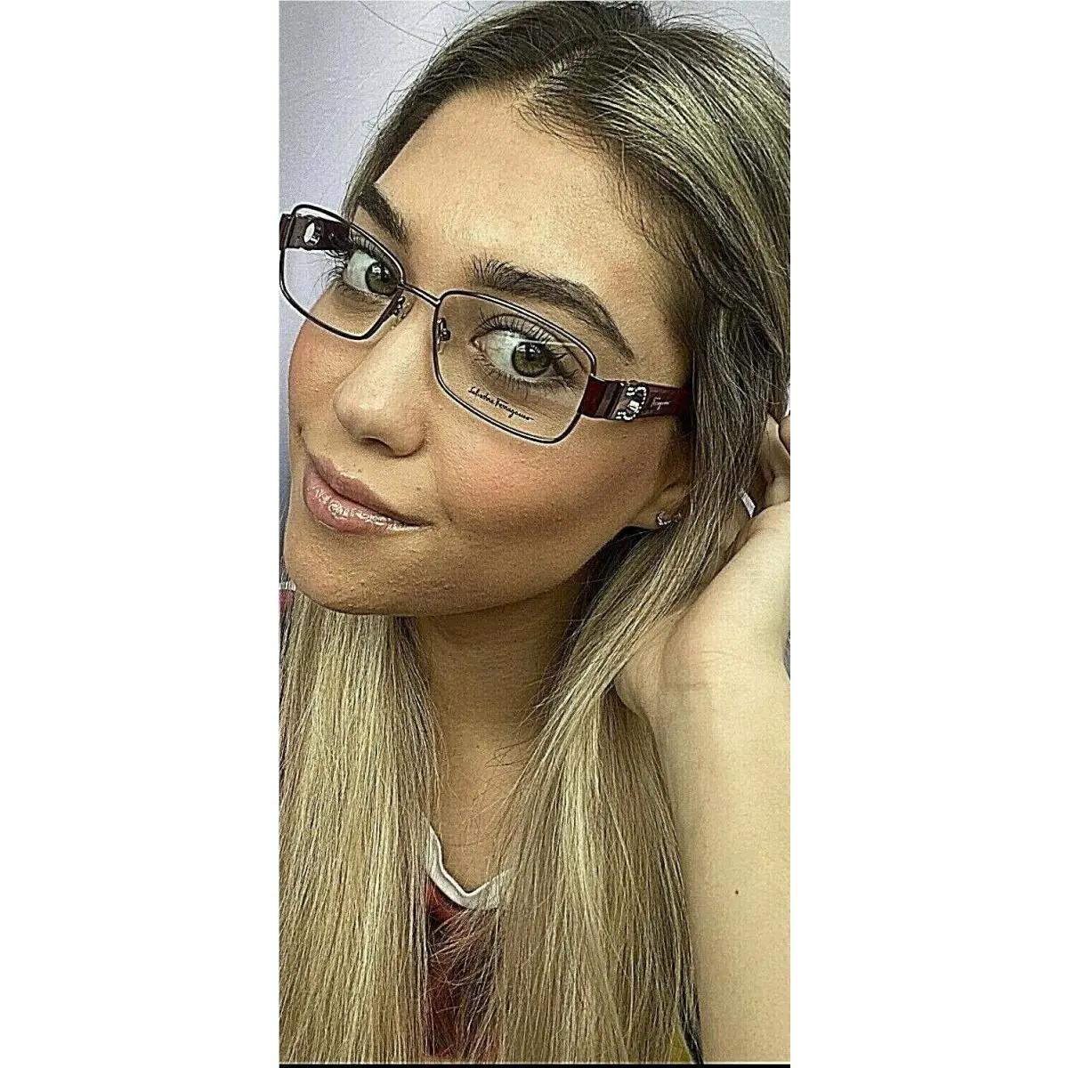 Salvatore Ferragamo SF 2421R 132 54mm Silver Women`s Eyeglasses Frame