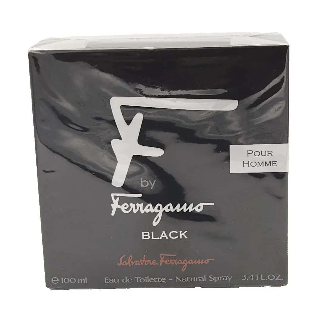 F By Ferragamo Black Mens Cologne Pour Homme 3.4 Fl Oz 100ml by Salvatore Ferragamo