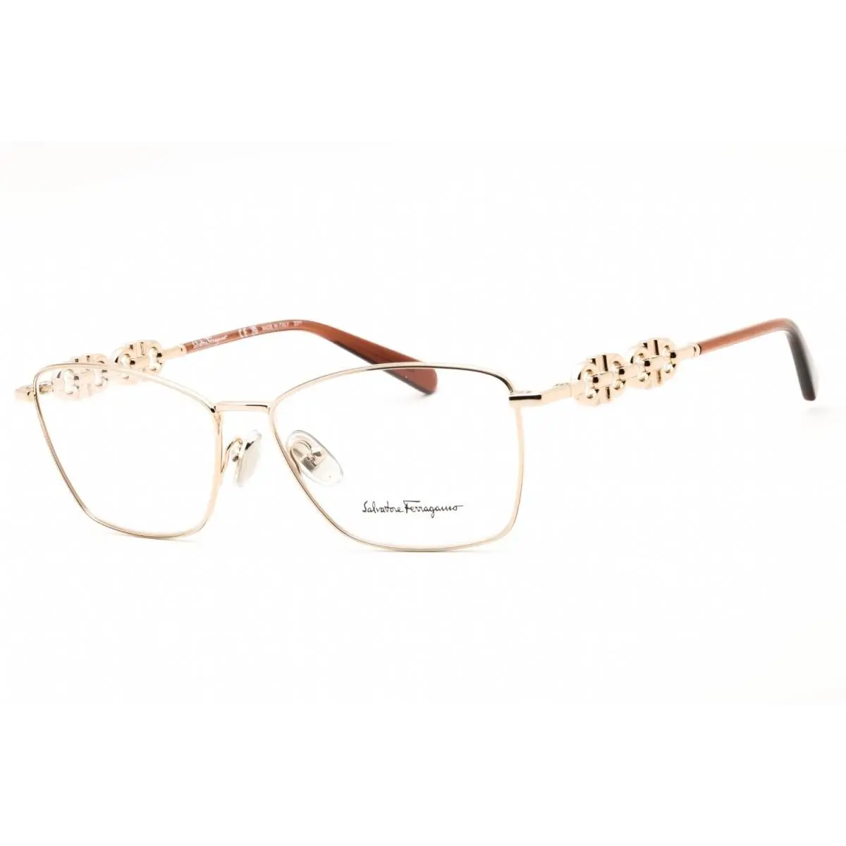 SF2218 Eyeglasses Rose Gold by Salvatore Ferragamo