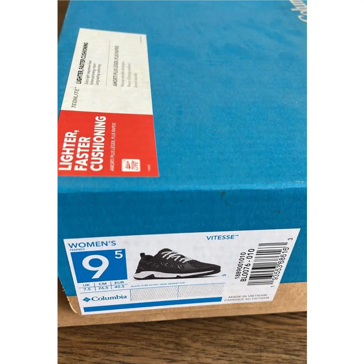 Columbia shoes - Columbia Vitesse - Vitesse - 1889001010 - Black 0