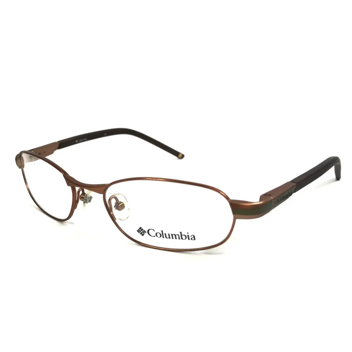 Eyeglasses Frames Silver Falls 101 C02 Shiny Brown Mossy Bank 52-17-140 by Columbia