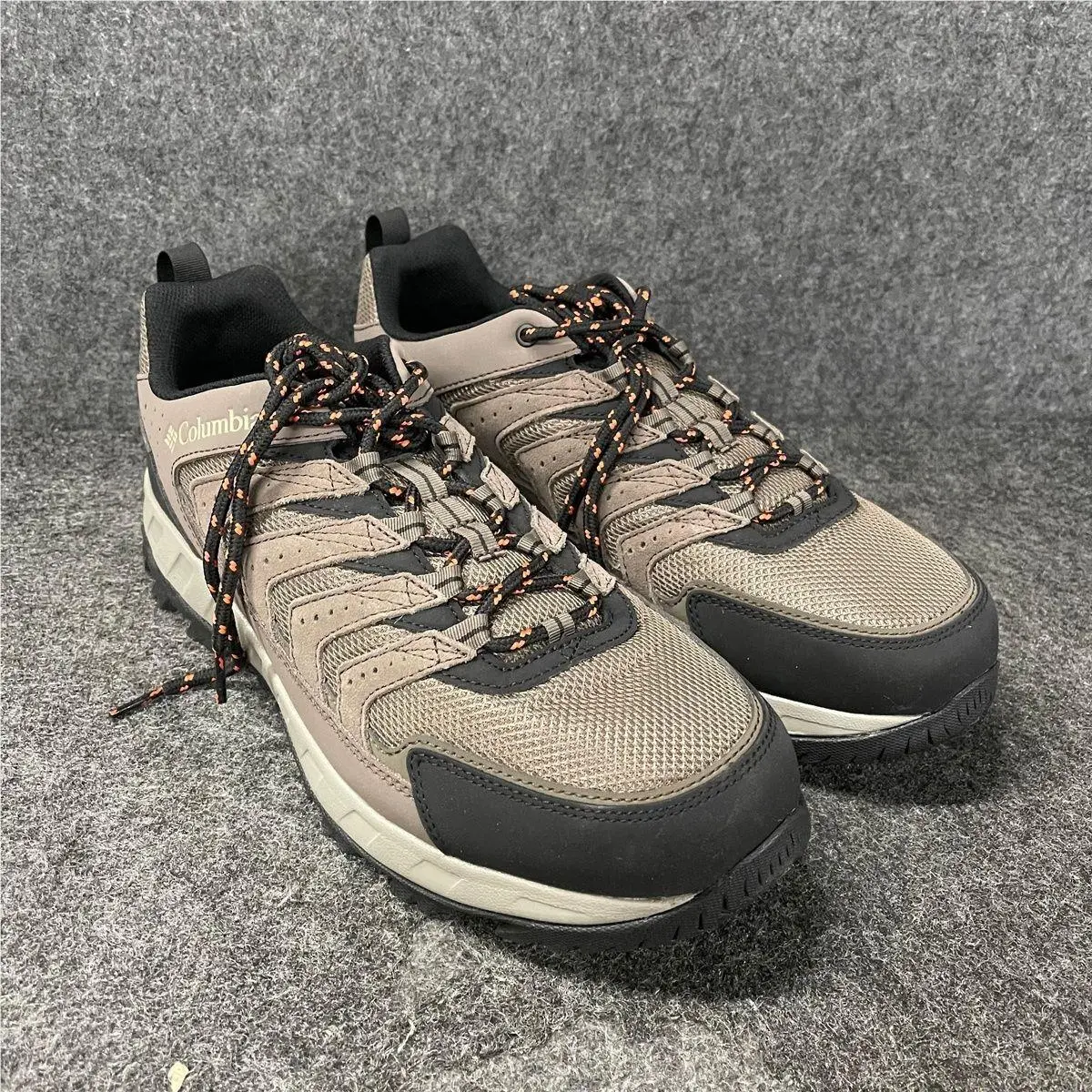Strata Trail Low WP Shoe Men`s Size US 12 Mud Tangy Orange by Columbia