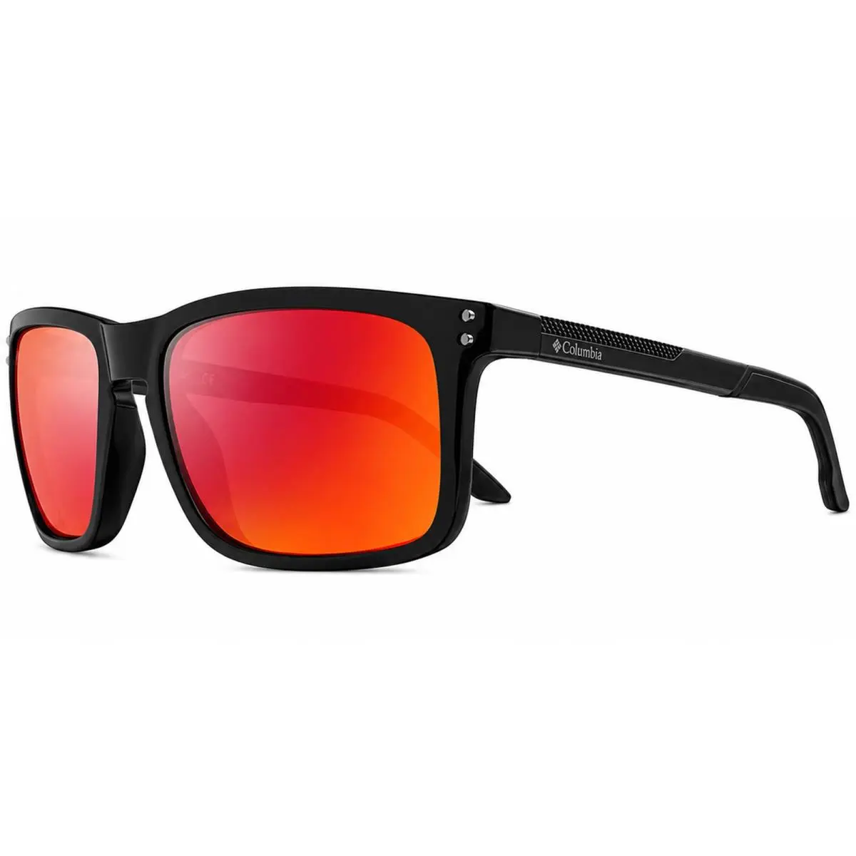 Columbia Holston Ridge Polarized Men`s Black Square Sport Sunglasses C524SPG-009