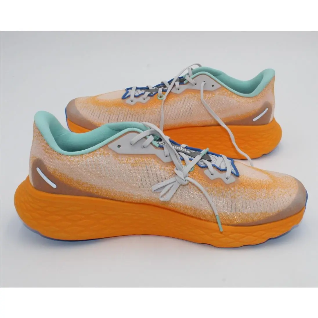 Konos Featherweight Running Shoes Men`s 13 Sneakers Mango Stormy Blue by Columbia