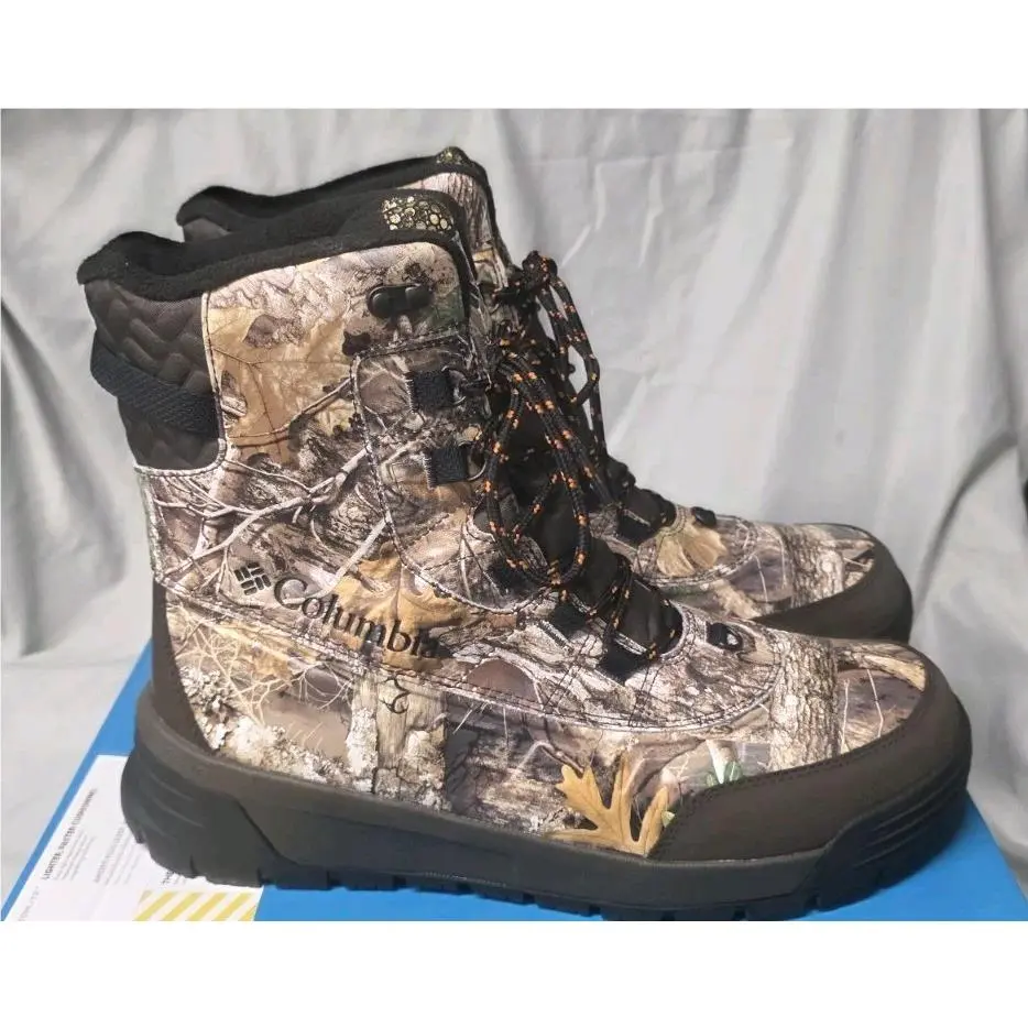 Bugaboot Celsius Boots Cordovan Persimmon Camo Men Size 14 by Columbia